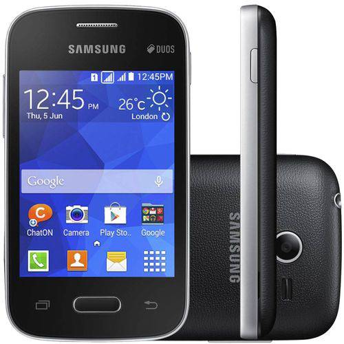 Smartphone Samsung Galaxy Pocket 2 G110 Câmera 2MP Android 4.4 Dual Chip Bivolt Bivolt