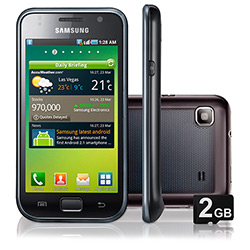 Tudo sobre 'Smartphone Samsung Galaxy S Desbloqueado, Preto - Android 2.1, Tela 4", Câmera 5.0MP, 3G, Wi-Fi, Memória Interna 8GB e Cartão 2GB'