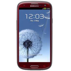 Smartphone Samsung Galaxy S3 I9300 Vermelho, 16Gb, Quadcore 1.4GHz, Tela 4.8 Polegadas, 3G, Câmera 8MP, GPS, Android 4.0
