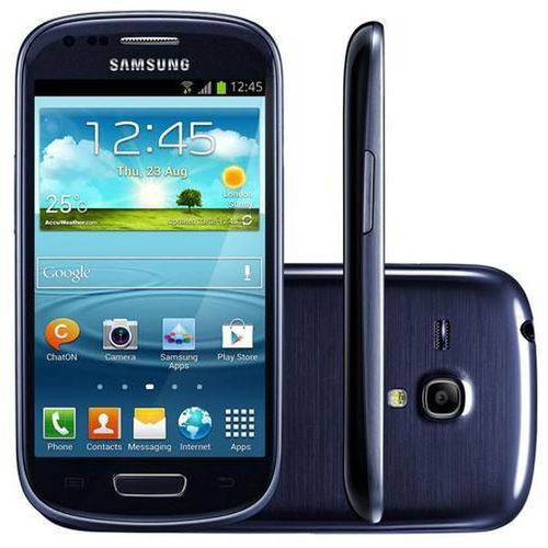 Smartphone Samsung Galaxy S Iii Mini I8200 Grafite, Tela Super Amoled de 4'', 3g, Android 4.2, Camer