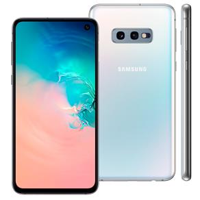 Smartphone Samsung Galaxy S10e Branco 128GB, 6GB RAM, Tela Infinita 5.8", Câmera Traseira Dupla, Dual Chip, PowerShare, Leitor Digital, Android 9.0