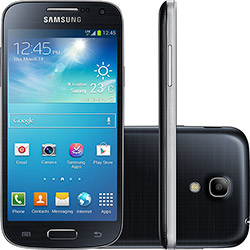 Smartphone Samsung Galaxy S4 Mini Desbloqueado Vivo Preto Android 4.2 4G Câmera 8MP Memória Interna 8GB e Processador Dual Core 1.7 Ghz, Tela 4"