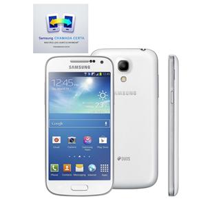 Smartphone Samsung Galaxy S4 Mini Duos Branco com Dual Chip, Tela 4.3", Android 4.2, Câmera 8MP e Processador Dual Core de 1.7 Ghz - Claro. - Galaxy S