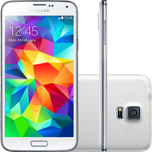 Smartphone Samsung Galaxy S5 Desbloqueado Android 4.4.2 Tela 5.1" 16GB 4G Wi-Fi Câmera 16 MP - Branco