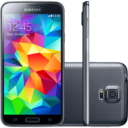 Smartphone Samsung Galaxy S5 Desbloqueado Android 4.4.2 Tela 5.1" 16GB 4G Wi-Fi Câmera 16 MP - Preto