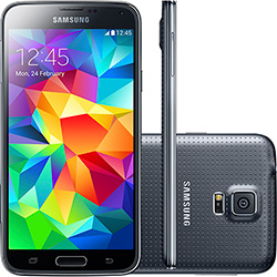 Tudo sobre 'Smartphone Samsung Galaxy S5 Desbloqueado Claro Preto Android 4.4.2 4G Câmera 16 MP Memória Interna 16GB'