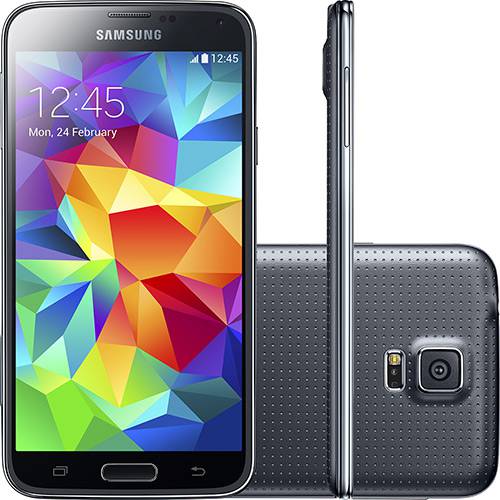 Tamanhos, Medidas e Dimensões do produto Smartphone Samsung Galaxy S5 Desbloqueado Vivo Android 4.4.2 Tela 5.1" 16GB 4G Wi-Fi Câmera 16MP - Preto