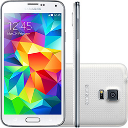 Tamanhos, Medidas e Dimensões do produto Smartphone Samsung Galaxy S5 Duos Dual Chip Android 4.4 Tela 5.1" 16GB 4G Câmera 16MP - Branco