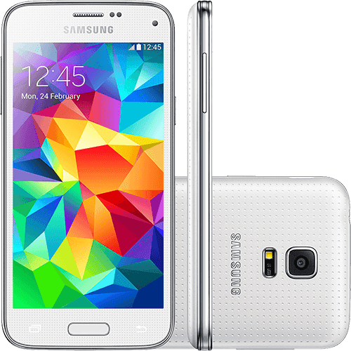 Tudo sobre 'Smartphone Samsung Galaxy S5 Mini Duos Dual Chip Desbloqueado Android 4.4 Tela 4.5" 16GB 3G Wi-Fi Câmera 8MP GPS - Branco'