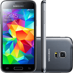 Tamanhos, Medidas e Dimensões do produto Smartphone Samsung Galaxy S5 Mini Duos Dual Chip Desbloqueado Android 4.4 Tela 4.5" 16GB 3G Wi-Fi Câmera 8MP GPS - Preto