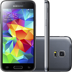 Tudo sobre 'Smartphone Samsung Galaxy S5 Mini Duos Dual Chip Desbloqueado Tim Android 4.4 Tela 4.5" 16GB 3G Wi-Fi Câmera 8MP GPS - Preto'