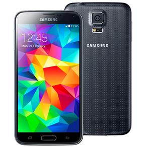 Smartphone Samsung Galaxy S5 SM-G900M Preto com Tela 5.1", Android 4.4, 4G, Câmera 16MP e Processador Quad Core 2.5GHz