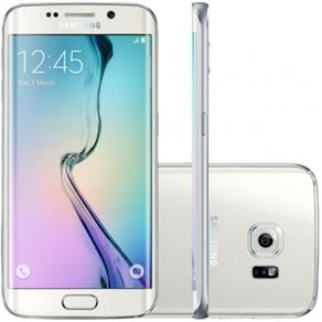Smartphone Samsung Galaxy S6 Edge G925I 32GB Desbloqueado Branco - Android 5.0 Lollipop, Memória Interna 32GB, Câmera 16MP, Tela 5.1"