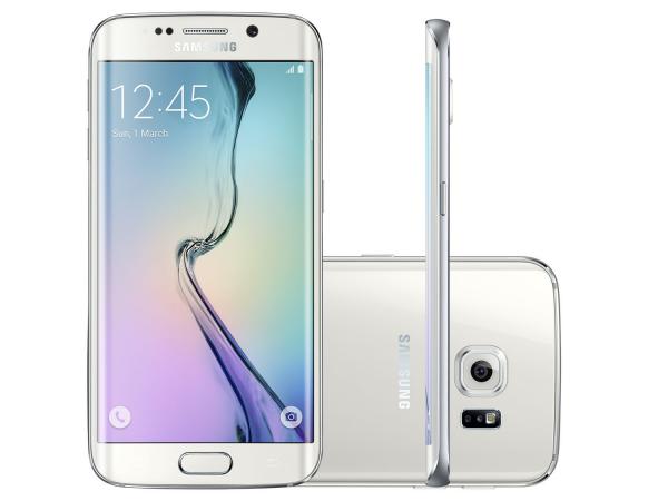 Tudo sobre 'Smartphone Samsung Galaxy S6 Edge 32GB Branco 4G - Câm. 16MP + Selfie 5MP Tela 5.1” WQHD Octa Core'