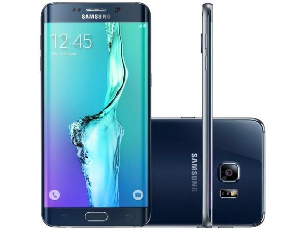 Smartphone Samsung Galaxy S6 Edge+ 32GB Preto 4G - Câm. 16MP + Selfie 5MP Tela 5.7” Proc. Octa Core