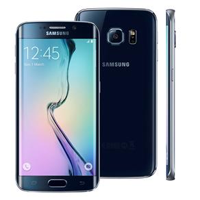 Smartphone Samsung Galaxy S6 Edge SM-G925I Preto com 64GB, Tela de 5.1", Android 5.0, 4G, Câmera 16 MP e Processador Octa Core