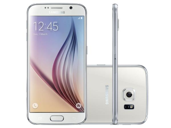 Smartphone Samsung Galaxy S6 32GB 4G - Câm. 16MP + Selfie 5MP Tela 5.1” Proc. Octa Core