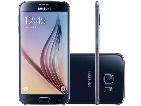 Tudo sobre 'Smartphone Samsung Galaxy S6 32GB Preto 4G - Câm. 16MP + Selfie 5MP Tela 5.1” WQHD Octa Core'