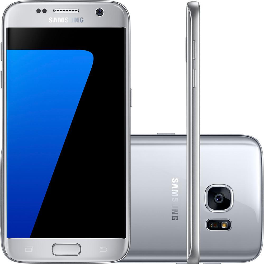 Tamanhos, Medidas e Dimensões do produto Smartphone Samsung Galaxy S7 Android 6.0 Tela 5.1" 32GB 4G Câmera 12MP - Prata