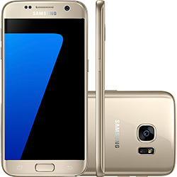 Tudo sobre 'Smartphone Samsung Galaxy S7 Desbloqueado Tim Android 6.0 Tela 5.1" Octa-Core 2.3GHz + 1.6GHz 32GB 4G Câmera 12MP - Dourado'