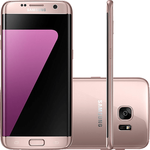 Tudo sobre 'Smartphone Samsung Galaxy S7 Edge Android 6.0 Tela 5.5" 32GB Wi-Fi 4G Câmera 12MP - Rosé'