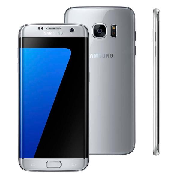 Smartphone Samsung Galaxy S7 Edge, 32GB, 5.5", Android 6.0, 4G, 12MP - Prata