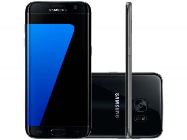 Smartphone Samsung Galaxy S7 Edge 32GB Preto 4G - Câm. 12MP + Selfie 5MP Tela 5.5” Quad HD Octa Core