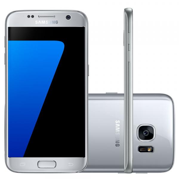 Smartphone Samsung Galaxy S7 32GB 4G Tela 5,1" Câmera 12MP Selfie 5MP Android 6.0 Prata