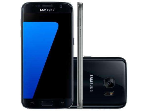 Smartphone Samsung Galaxy S7 32GB Preto 4G - Câm. 12MP + Selfie 5MP Tela 5.1” Quad HD Octa-Core