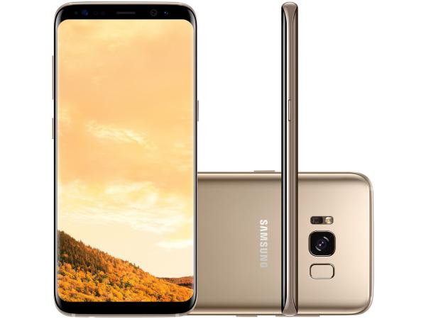Smartphone Samsung Galaxy S8 64GB Dourado - Dual Chip 4G Câm. 12MP + Selfie 8MP Tela 5.8”