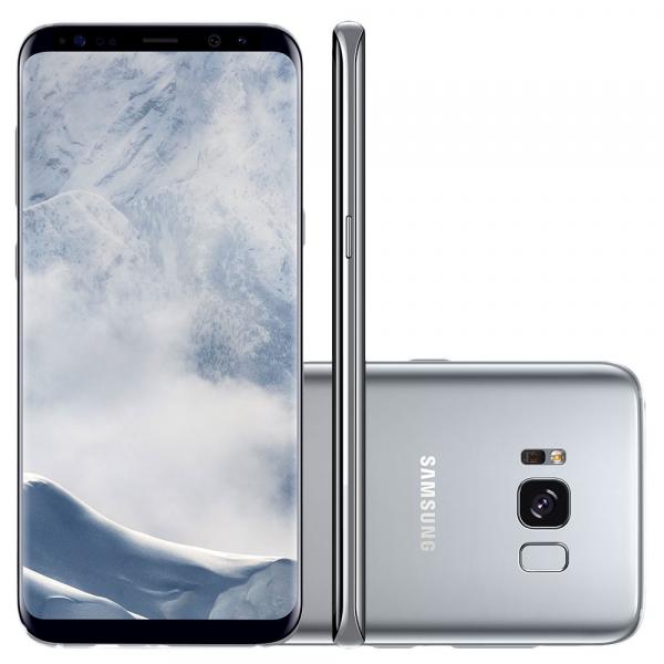 Smartphone Samsung Galaxy S8 64GB Dual Chip 4G Tela 5,8" Câmera 12MP Selfie 8MP Android 7.0 Prata