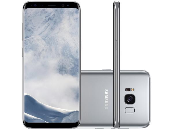 Smartphone Samsung Galaxy S8 64GB Prata Dual Chip - 4G Câm. 12MP + Selfie 8MP Tela 5.8” Quad HD