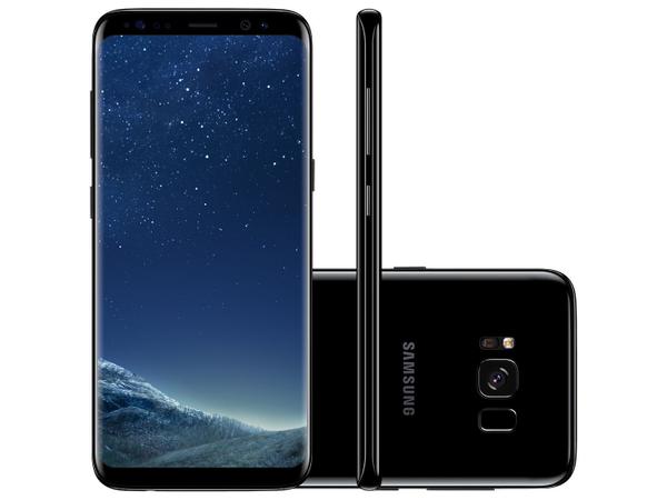 Smartphone Samsung Galaxy S8 64GB Preto Dual Chip - 4G Câm. 12MP + Selfie 8MP Tela 5.8" Quad HD