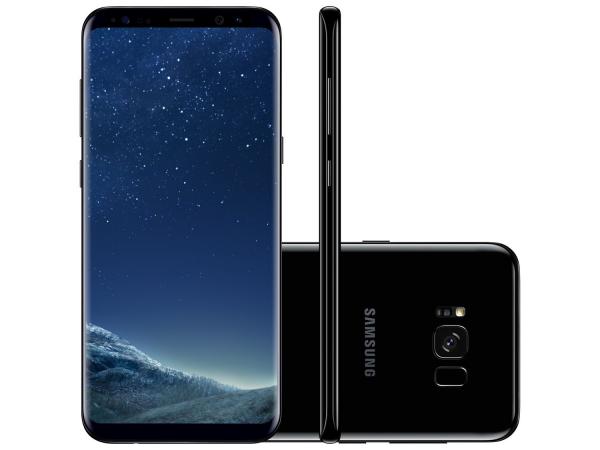 Smartphone Samsung Galaxy S8+ 64GB Preto - Dual Chip 4G Câm. 12MP + Selfie 8MP Tela 6.2