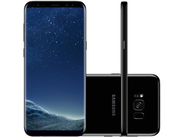 Smartphone Samsung Galaxy S8+ 64GB Preto Dual Chip - 4G Câm. 12MP + Selfie 8MP Tela 6.2" Quad HD