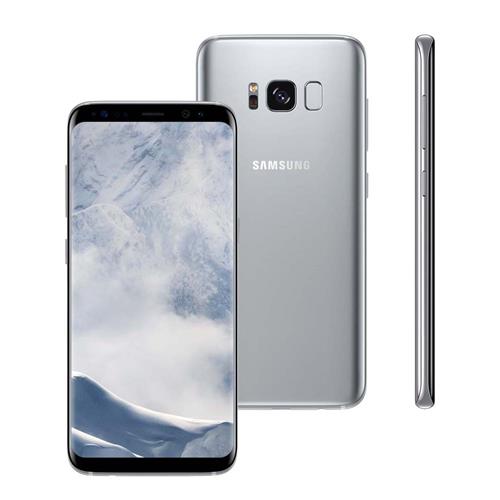 Tamanhos, Medidas e Dimensões do produto Smartphone Samsung Galaxy S8 Dual Chip Android 7.0 Tela 5.8" Octa-Core 2.3GHz 64GB 4G Câmera 12MP - Prata