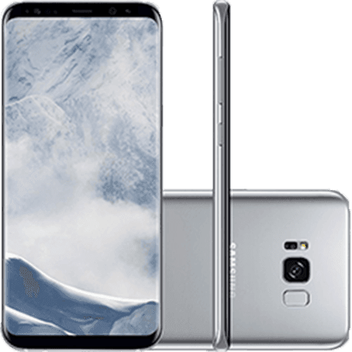 Tamanhos, Medidas e Dimensões do produto Smartphone Samsung Galaxy S8+ Dual Chip Android 7.0 Tela 6.2" Octa-Core 2.3 GHz 64GB Câmera 12MP - Prata