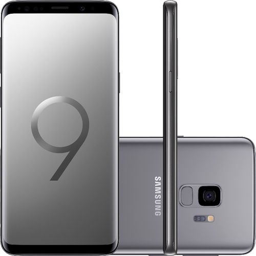 Tudo sobre 'Smartphone Samsung Galaxy S9 Desbloqueado Tim 128GB Dual Chip Android 8.0 Tela 5,8” Octa-Core 2.8GHz 4G Câmera 12MP - Cinza'