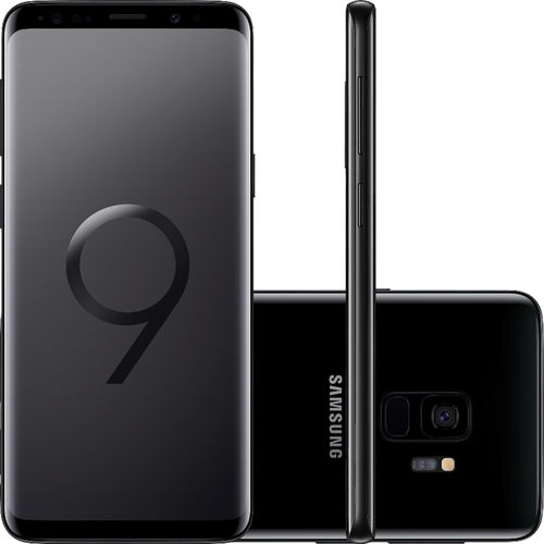 Smartphone Samsung Galaxy S9 Desbloqueado Tim 128GB Dual Chip Android 8.0 Tela 5,8” Octa-Core 2.8GHz 4G Câmera 12MP - Preto
