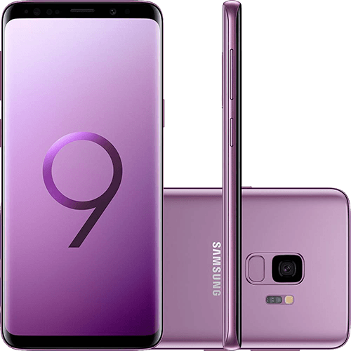 Smartphone Samsung Galaxy S9 Dual Chip Android 8.0 Tela 5.8" Octa-Core 2.8GHz 128GB 4G Câmera 12MP - Ultravioleta