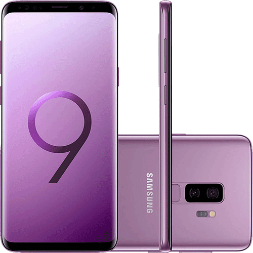 Tudo sobre 'Smartphone Samsung Galaxy S9+ Dual Chip Android 8.0 Tela 6.2" Octa-Core 2.8GHz 128GB 4G Câmera 12MP Dual Cam - Ultravioleta'