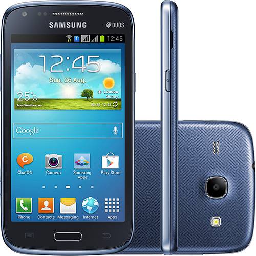 Smartphone Samsung Galaxy SIII Duos Dual Chip Desbloqueado Claro Android 4.1 Tela 4.3" 8GB 3G Wi-Fi Câmera 5MP - Azul