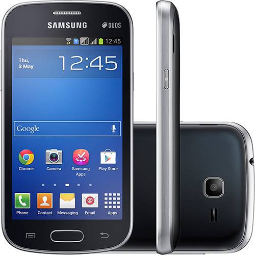 Tudo sobre 'Smartphone Samsung Galaxy Trend Lite Duos Dual Chip Desbloqueado Android 4.1 4GB 3G Wi-Fi Câmera 3MP - Preto'