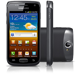 Smartphone Samsung Galaxy W Preto Desbloqueado Claro - GSM, Android 2.3, Processador 1.4 GHz, Câmera de 5MP, 3G, Wi-Fi, Touchscreen 3.7", LED Flash, Vídeo em HD 720p, 2GB