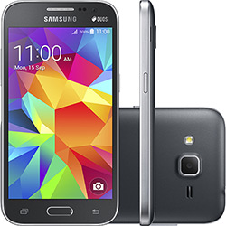 Smartphone Samsung Galaxy Win 2 Duos Dual Chip Desbloqueado Android 4.4 Tela 4.5" 8GB 4G Câmera 5MP - Cinza