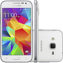 Smartphone Samsung Galaxy Win 2 Duos Dual Chip Desbloqueado Android 4.4 Tela 4.5" 8GB 3G Wi-Fi Câmera 5MP com TV Digital - Branco