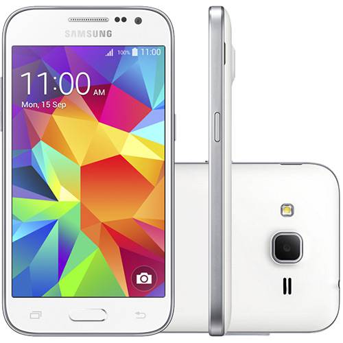 Tudo sobre 'Smartphone Samsung Galaxy Win 2 Duos Dual Chip Desbloqueado Vivo Android 4.4 Tela 4.5" 8GB Wi-Fi Câmera 5MP - Branco'