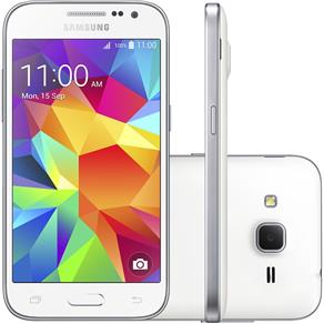 Smartphone Samsung Galaxy Win 2 Duos G360B", 4G Android 4.4 Quad Core 1.2GHz 8GB Câmera 5.0MP Tela 4.5 Branco