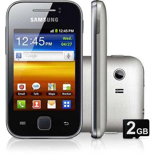 Tudo sobre 'Smartphone Samsung Galaxy Y Desbloqueado, Prata - GSM, Android 2.3, 3G, Wi-Fi, Cartão de 2GB, GPS e Tela de 3"'