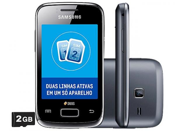 Smartphone Samsung Galaxy Y Duos Dual Chip 3G - Android 2.3 Câmera 3MP Tela 3.14” Wi-Fi A-GPS